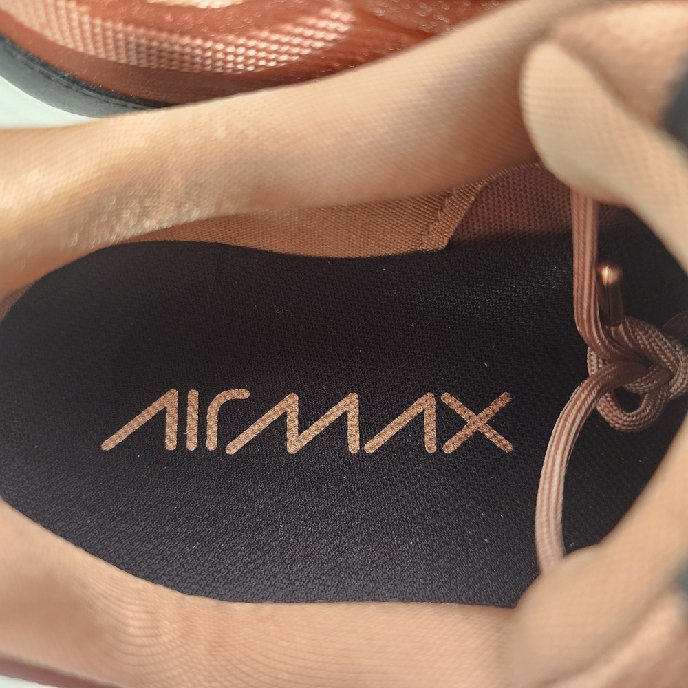 Nike Air Max 200 Womens Copper Bronze Black Sneakers CT1185-900 Low Top Shoes - Picture 8 of 9